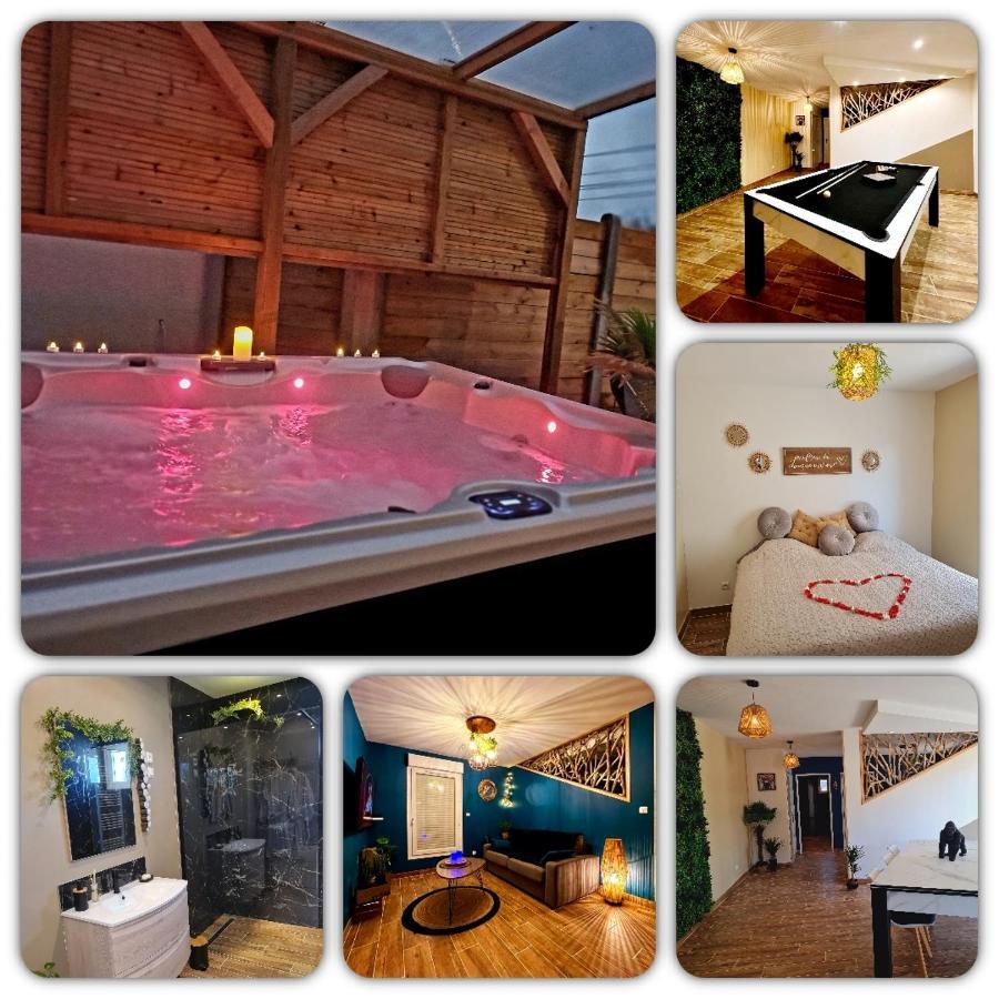 A Fleur De Spa : Maison Chaleureuse Avec Spa Privatif Et Billard. Coulogne 外观 照片